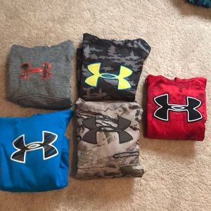 BUNDLE BOYS UNDER ARMOUR HOODIE SWEATSHIRTS